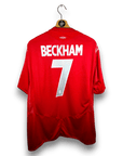 2004 - 06 England Away Shirt Beckham 7 - 8.5/10 - (XL) - Eternal Pitch