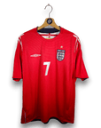 2004 - 06 England Away Shirt Beckham 7 - 9/10 - (L) - Eternal Pitch