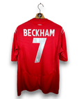 2004 - 06 England Away Shirt Beckham 7 - 9/10 - (L) - Eternal Pitch