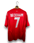 2004 - 06 England Away Shirt Beckham 7 - 9/10 - (XL) - Eternal Pitch