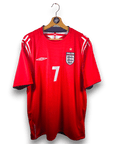 2004 - 06 England Away Shirt Beckham 7 (L) - Eternal Pitch