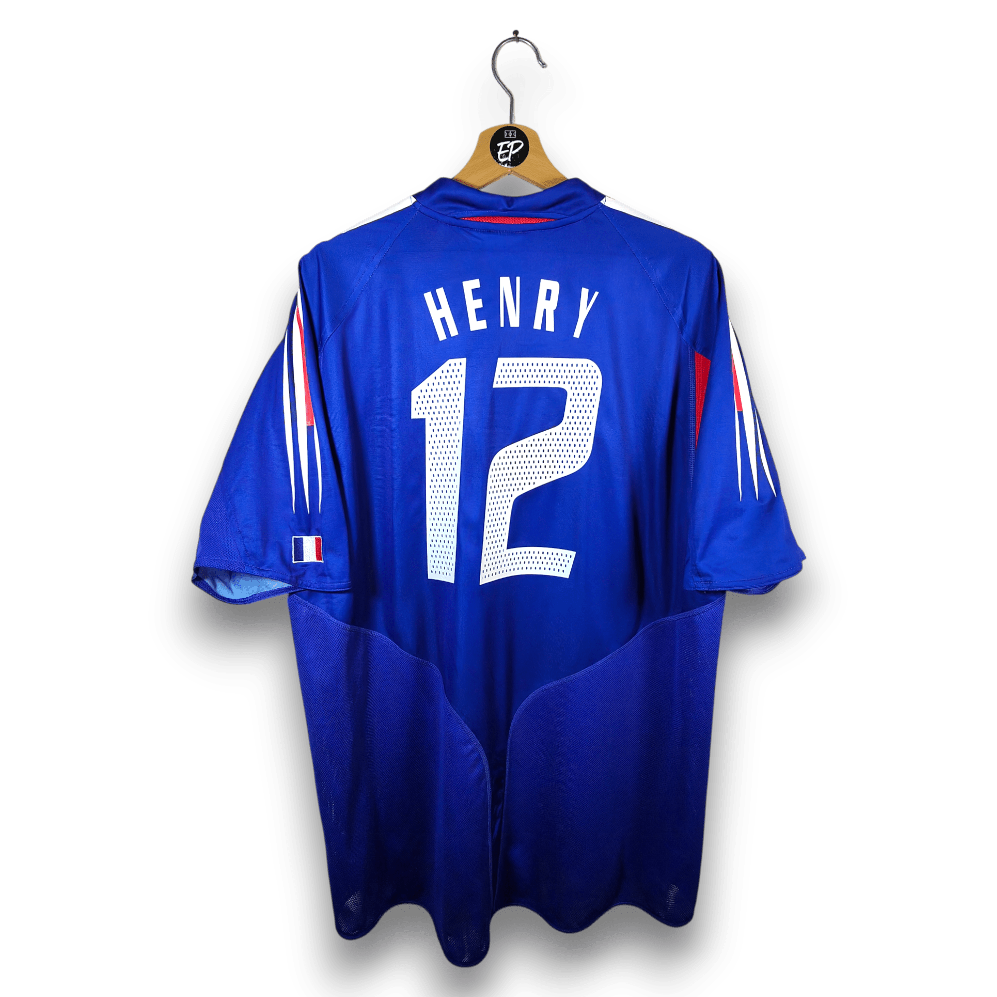 2004-06 France Home Shirt Henry #12 - 9/10 - (XL) 641768