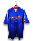 2004 - 06 France Home Shirt Zidane 10 - 9/10 - (XL) - Eternal Pitch