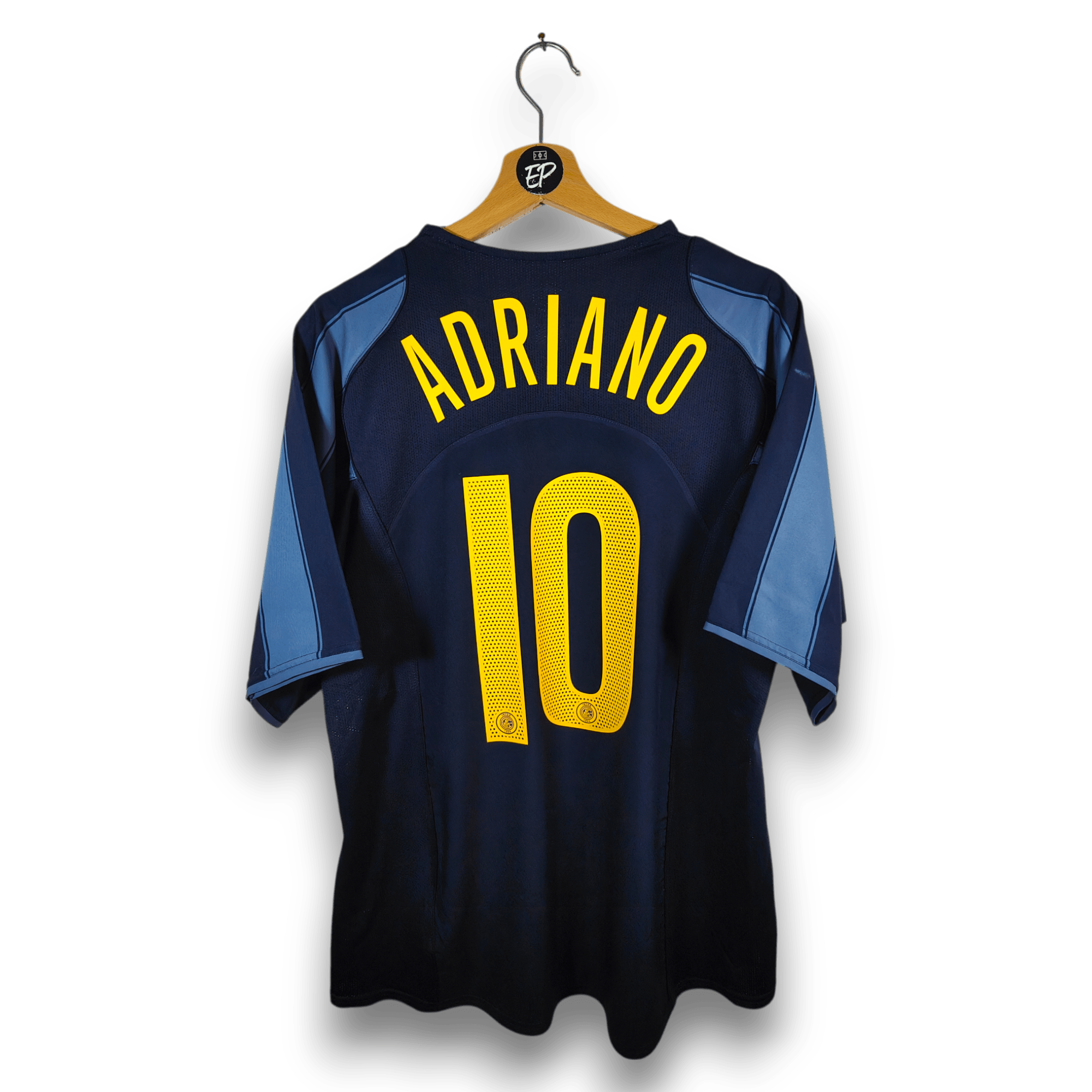 2004-06 Inter Milan Third Shirt Adriano #10 - 8/10 - (M