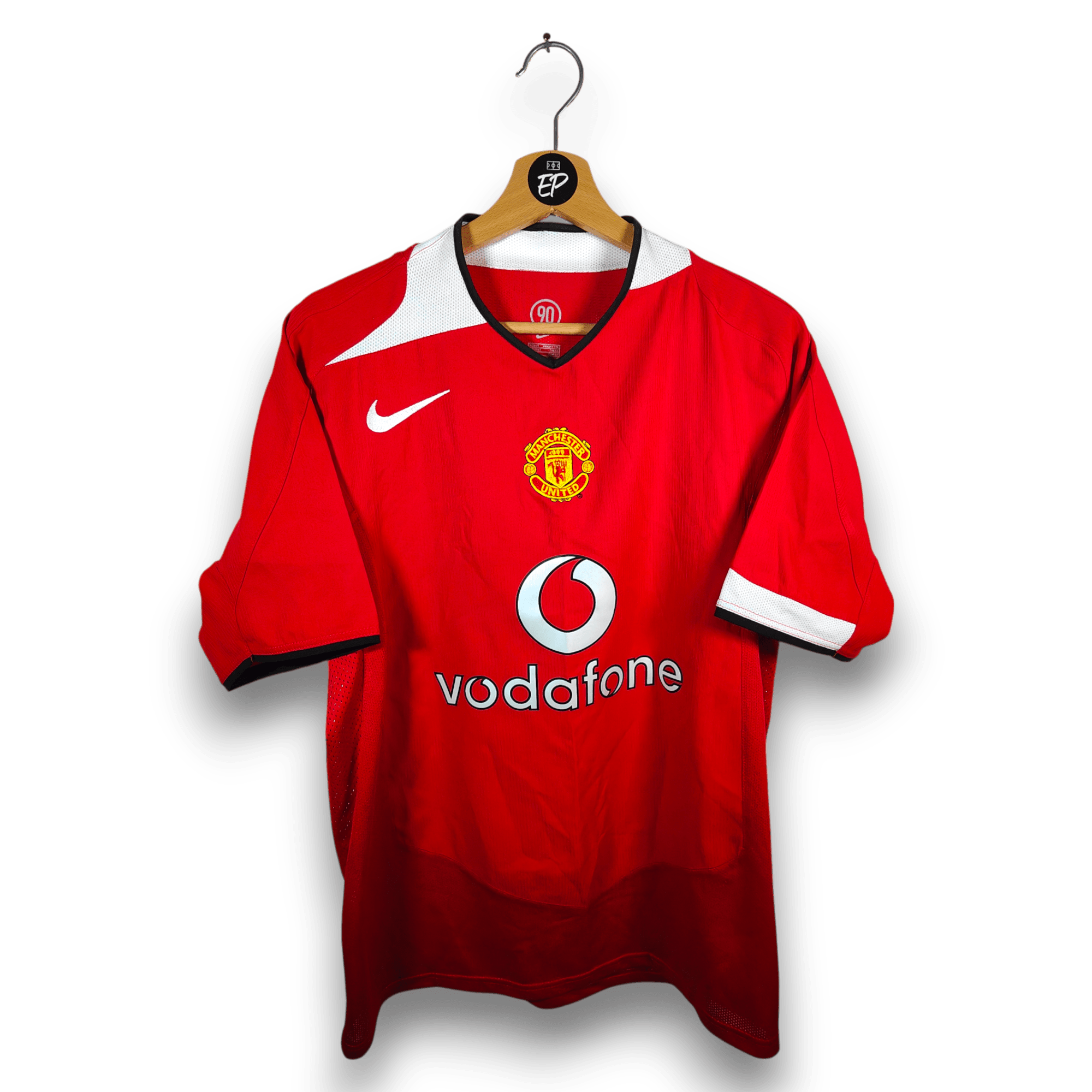 2004-06 Manchester United Home Shirt Ronaldo #7 - 9.5/10 - (M