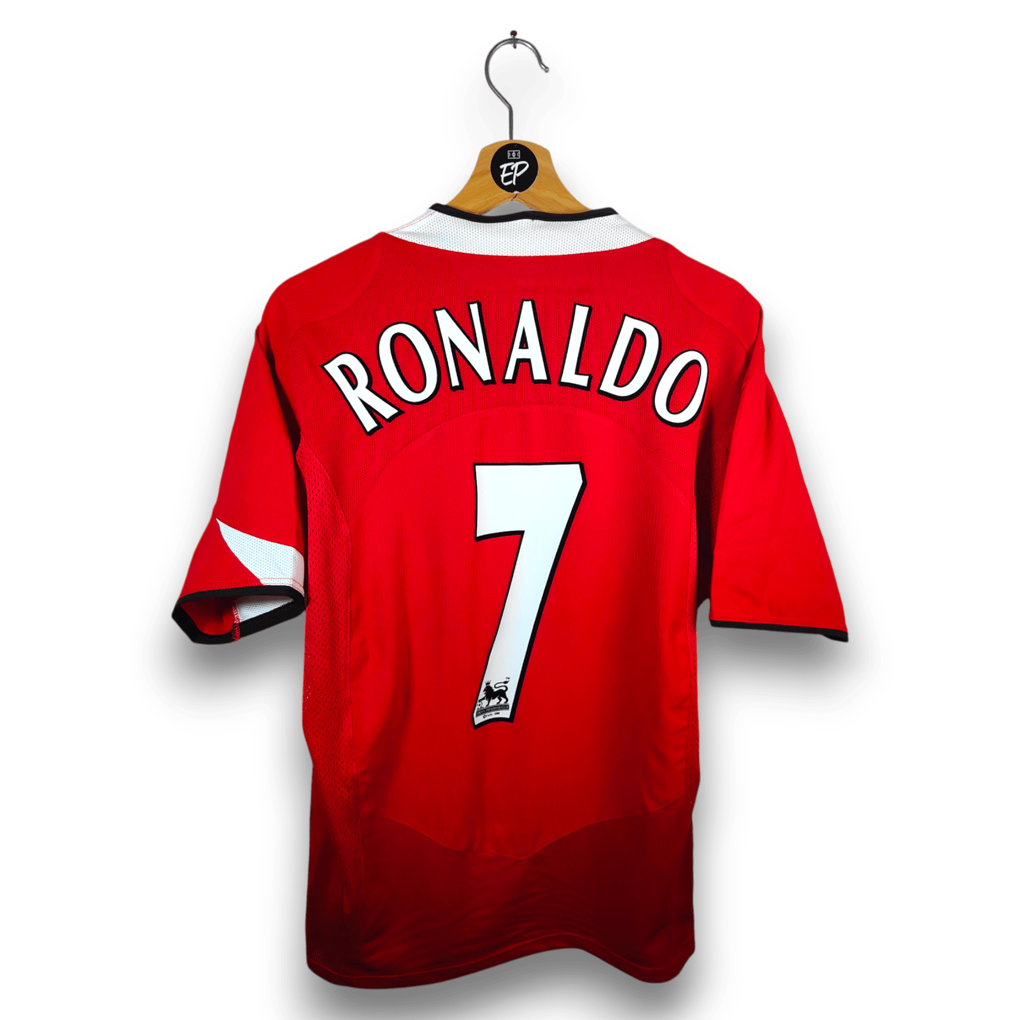 2004-06 Manchester United Home Shirt Ronaldo #7 - 9.5/10 - (M