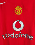 2004 - 06 Manchester United Home Shirt Scholes 18 - 8.5/10 - (M) - Eternal Pitch