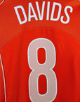2004 - 06 Netherlands Home Shirt Davids 8 - 8.5/10 - (M) - Eternal Pitch
