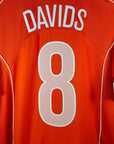 2004 - 06 Netherlands Home Shirt Davids 8 (M) - Eternal Pitch