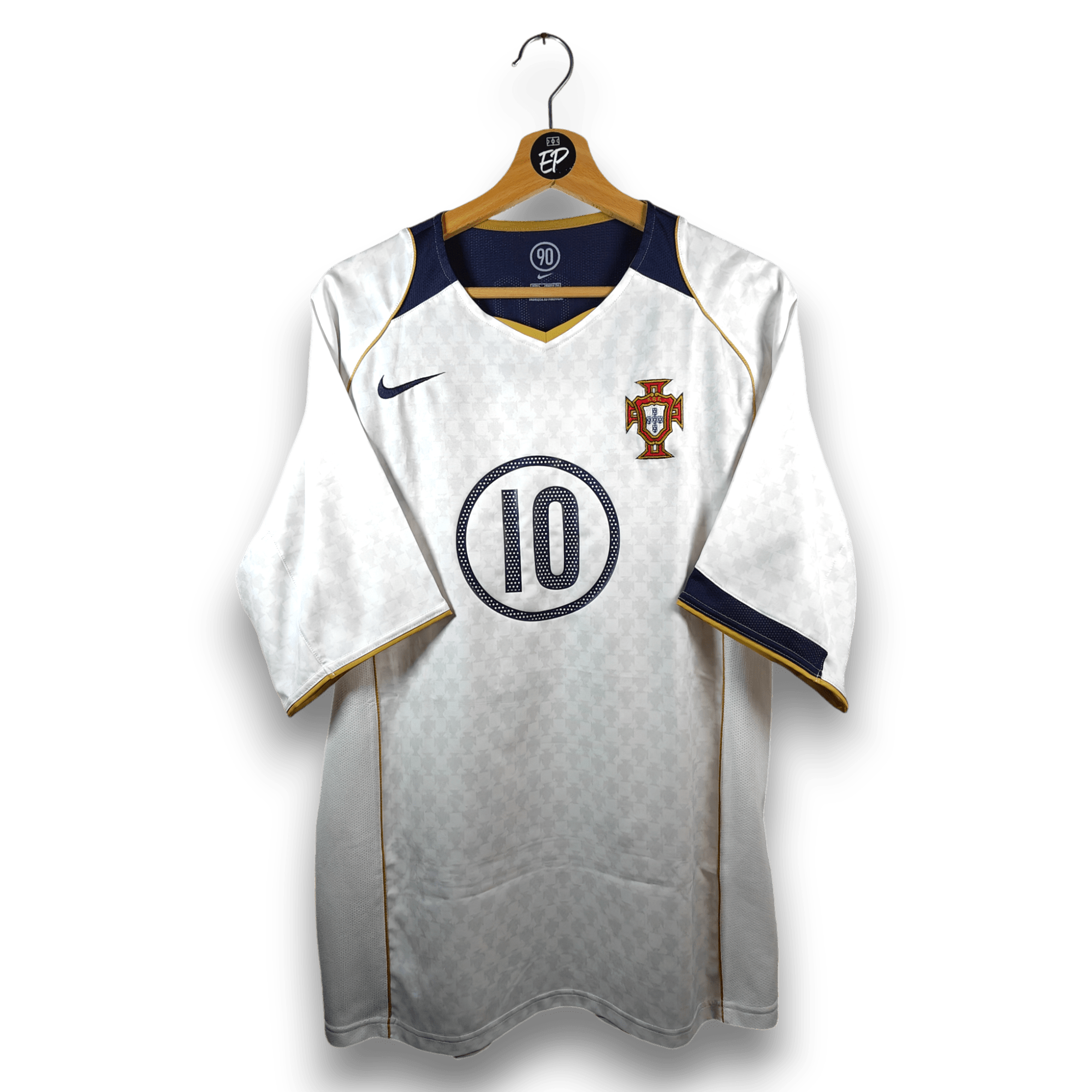 2004-06 Portugal Away Shirt Rui Costa #10 - 8.5/10 - (L