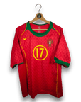 2004 - 06 Portugal Home Shirt Cristiano Ronaldo 17 - 9.5/10 - (L) - Eternal Pitch