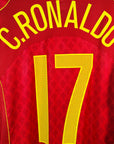 2004 - 06 Portugal Home Shirt Cristiano Ronaldo 17 - 9.5/10 - (XL) - Eternal Pitch