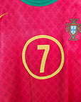2004 - 06 Portugal Home Shirt Figo 7 - 9.5/10 - (XL) - Eternal Pitch
