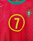 2004 - 06 Portugal Home Shirt Figo 7 - 9.5/10 - (XL) - Eternal Pitch