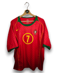 2004 - 06 Portugal Home Shirt Figo 7 - 9.5/10 - (XL) - Eternal Pitch