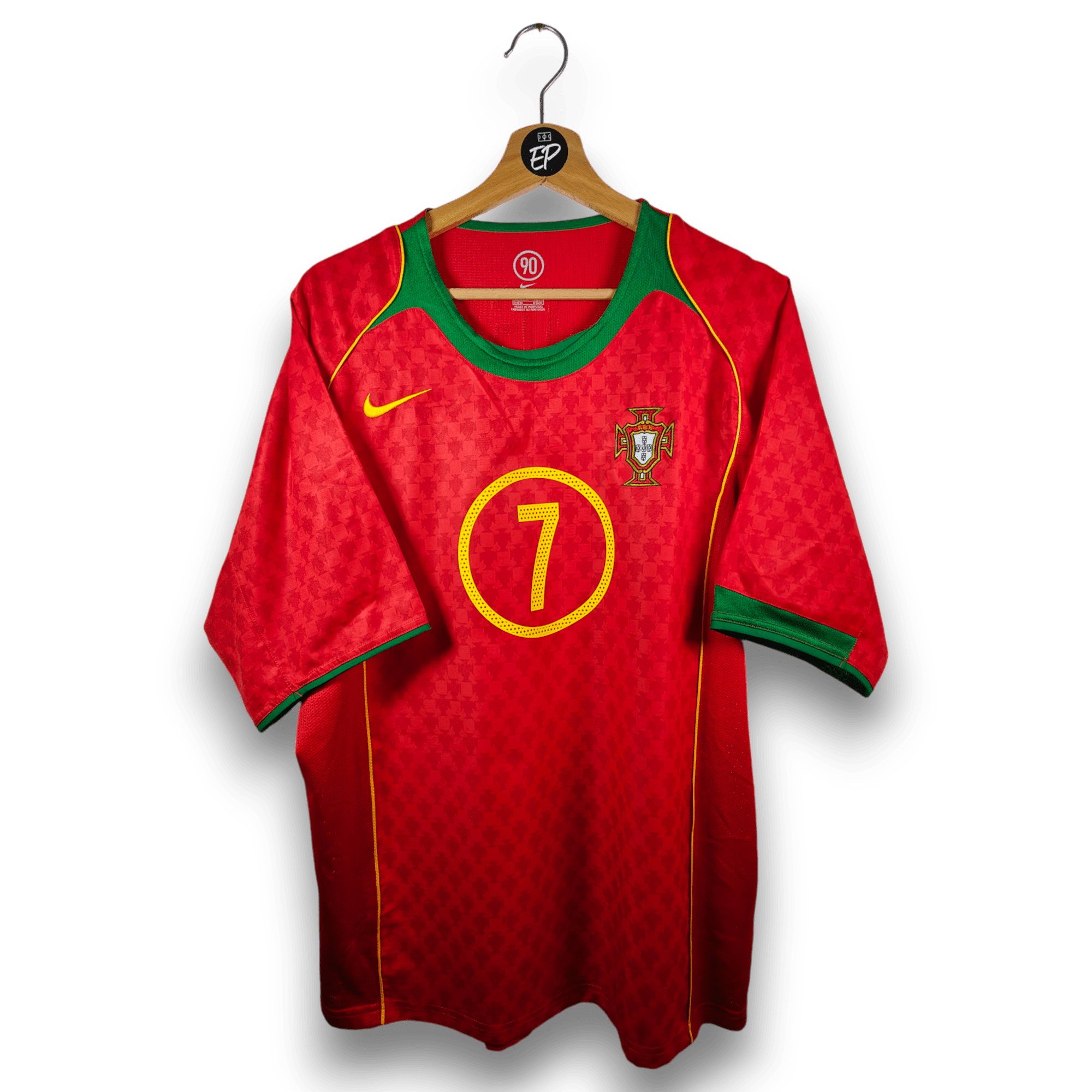 2004-06 Portugal Home Shirt Figo #7 (L) – – Eternal Pitch