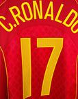 2004 - 06 Portugal Home Shirt Ronaldo 17 - 9.5/10 - (L) - Eternal Pitch