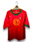 2004 - 06 Portugal Home Shirt Ronaldo 17 - 9.5/10 - (L) - Eternal Pitch