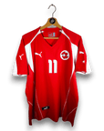 2004 - 06 Switzerland Home Shirt Chapuisat 11 - 8.5/10 - (L) - Eternal Pitch