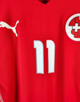 2004 - 06 Switzerland Home Shirt Chapuisat 11 - 9/10 - (M) - Eternal Pitch