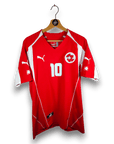 2004 - 06 Switzerland Home Shirt Hakan Yakin 10 - 9/10 - (M) - Eternal Pitch