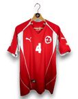 2004 - 06 Switzerland Home Shirt Henchoz 4 - 8/10 - (M) - Eternal Pitch