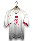 2004 - 06 Turkey Away Shirt Hakan Sukur 9 - 9/10 - (M) - Eternal Pitch