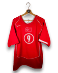 2004 - 06 Turkey Home Shirt Hakan Sukur 9 - 9/10 - (L) - Eternal Pitch