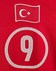 2004 - 06 Turkey Home Shirt Hakan Sukur 9 - 9.5/10 - (L) - Eternal Pitch