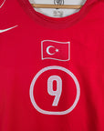 2004 - 06 Turkey Home Shirt Hakan Sukur 9 - 9.5/10 - (L) - Eternal Pitch