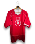 2004 - 06 Turkey Home Shirt Hakan Sukur 9 - 9.5/10 - (L) - Eternal Pitch