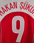 2004 - 06 Turkey Home Shirt Hakan Sukur 9 - 9.5/10 - (L) - Eternal Pitch