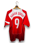 2004 - 06 Turkey Home Shirt Hakan Sukur 9 - 9.5/10 - (M) - Eternal Pitch