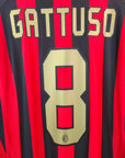2005 - 06 AC Milan Home Shirt Gattuso 8 - 6.5/10 - (M) - Eternal Pitch