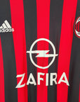 2005 - 06 AC Milan Home Shirt Gattuso 8 - 6.5/10 - (M) - Eternal Pitch