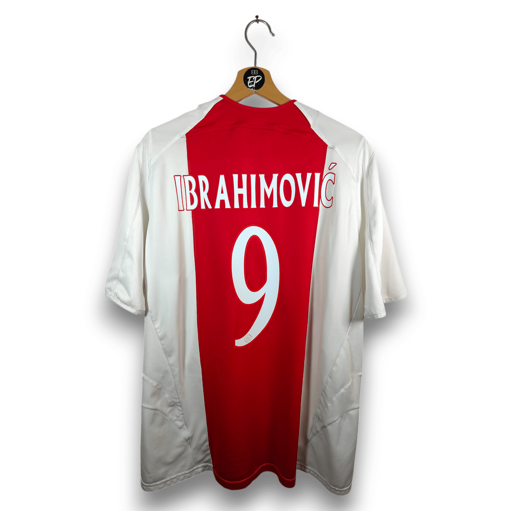 2005 - 06 Ajax Amsterdam Home Shirt Ibrahimovic 9 - 8.5/10 - (XL) - Eternal Pitch