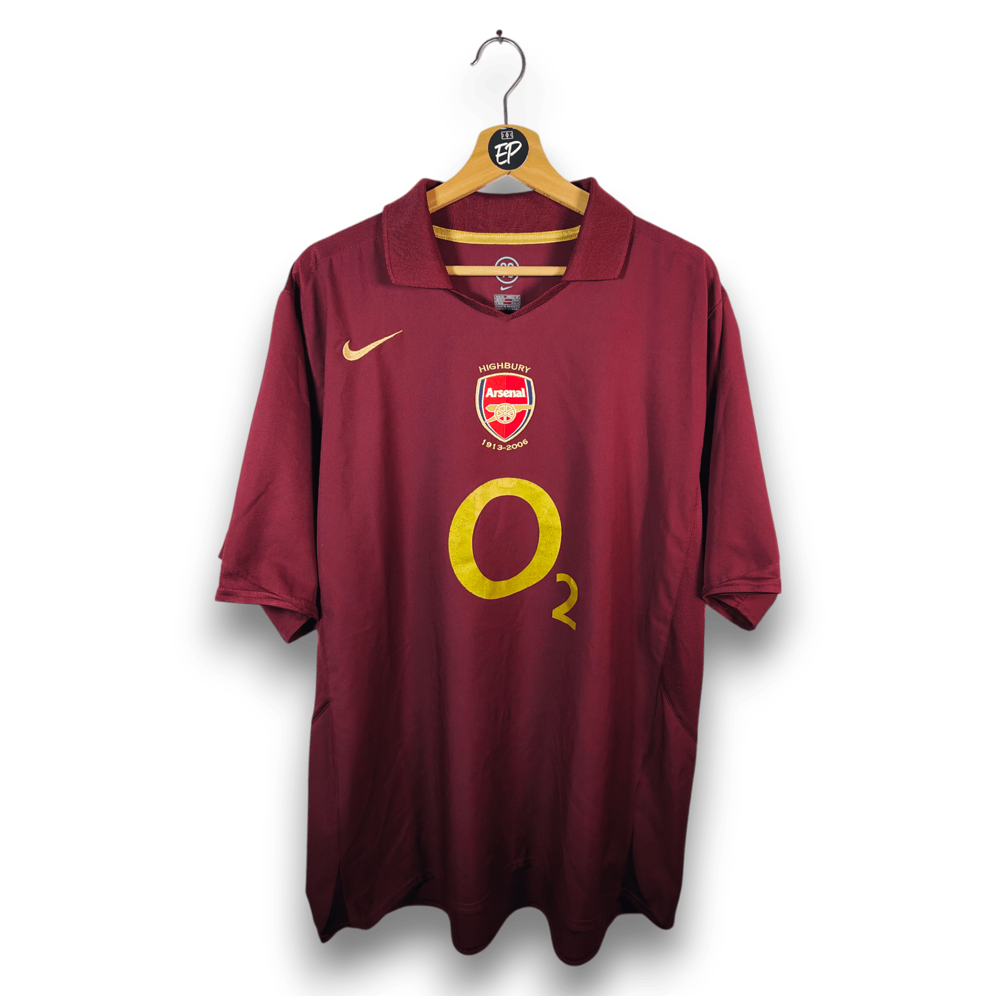 2005 - 06 Arsenal Home Shirt Henry 14 - 8/10 - (XL) - Eternal Pitch