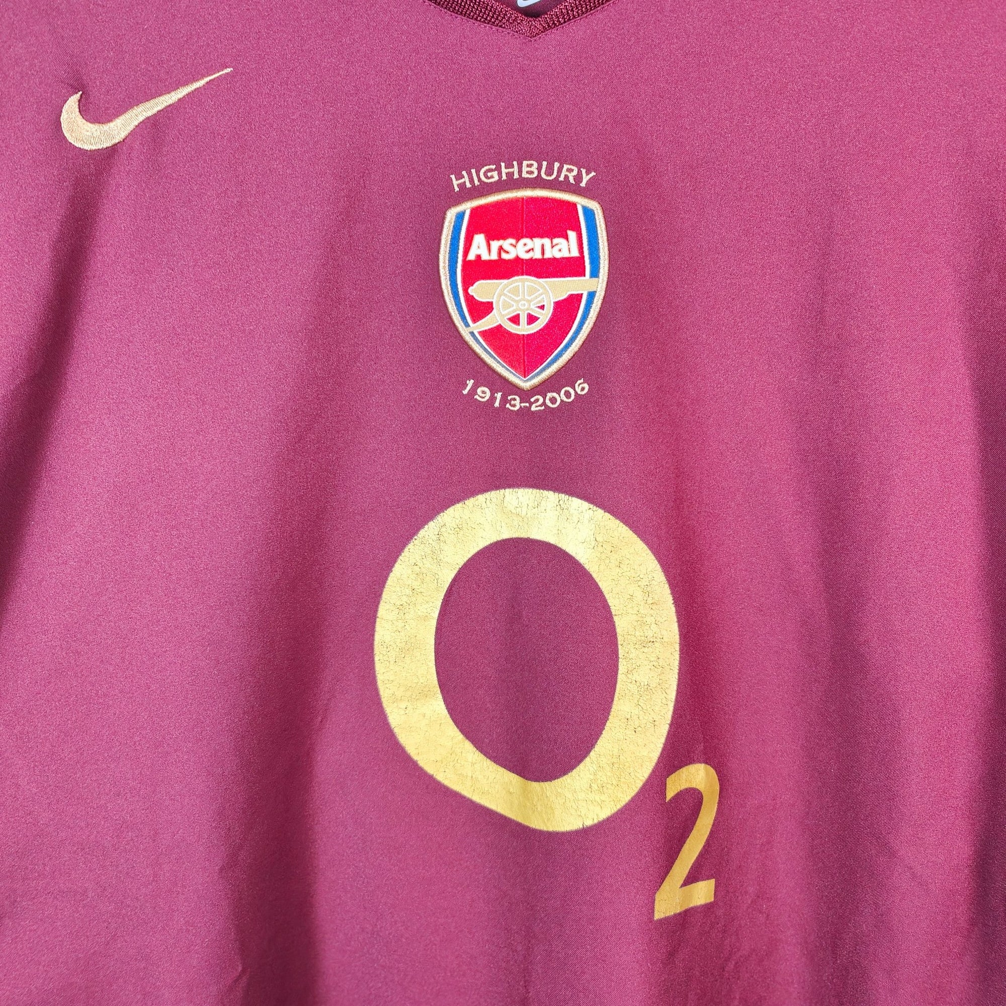 2005 - 06 Arsenal Home Shirt Henry 14 - 8/10 - (XL) - Eternal Pitch