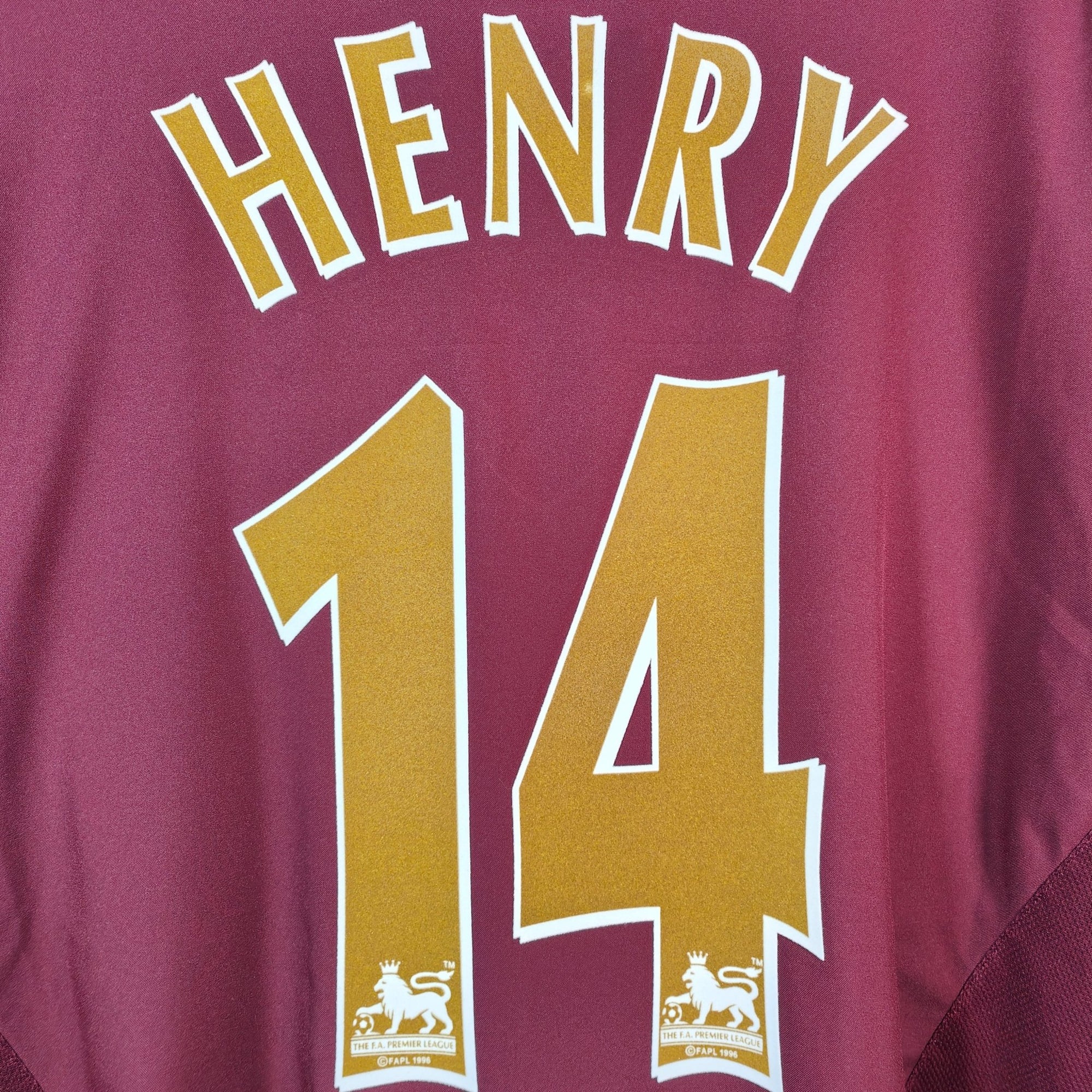 2005 - 06 Arsenal Home Shirt Henry 14 - 8/10 - (XL) - Eternal Pitch
