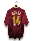 2005 - 06 Arsenal Home Shirt Henry 14 - 8/10 - (XL) - Eternal Pitch