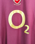 2005 - 06 Arsenal Home Shirt LS Henry 14 - 9.5/10 - (XL) - Eternal Pitch