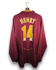 2005 - 06 Arsenal Home Shirt LS Henry 14 - 9.5/10 - (XL) - Eternal Pitch
