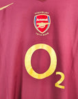 2005 - 06 Arsenal Home Shirt LS Henry 14 - 9.5/10 - (XL) - Eternal Pitch