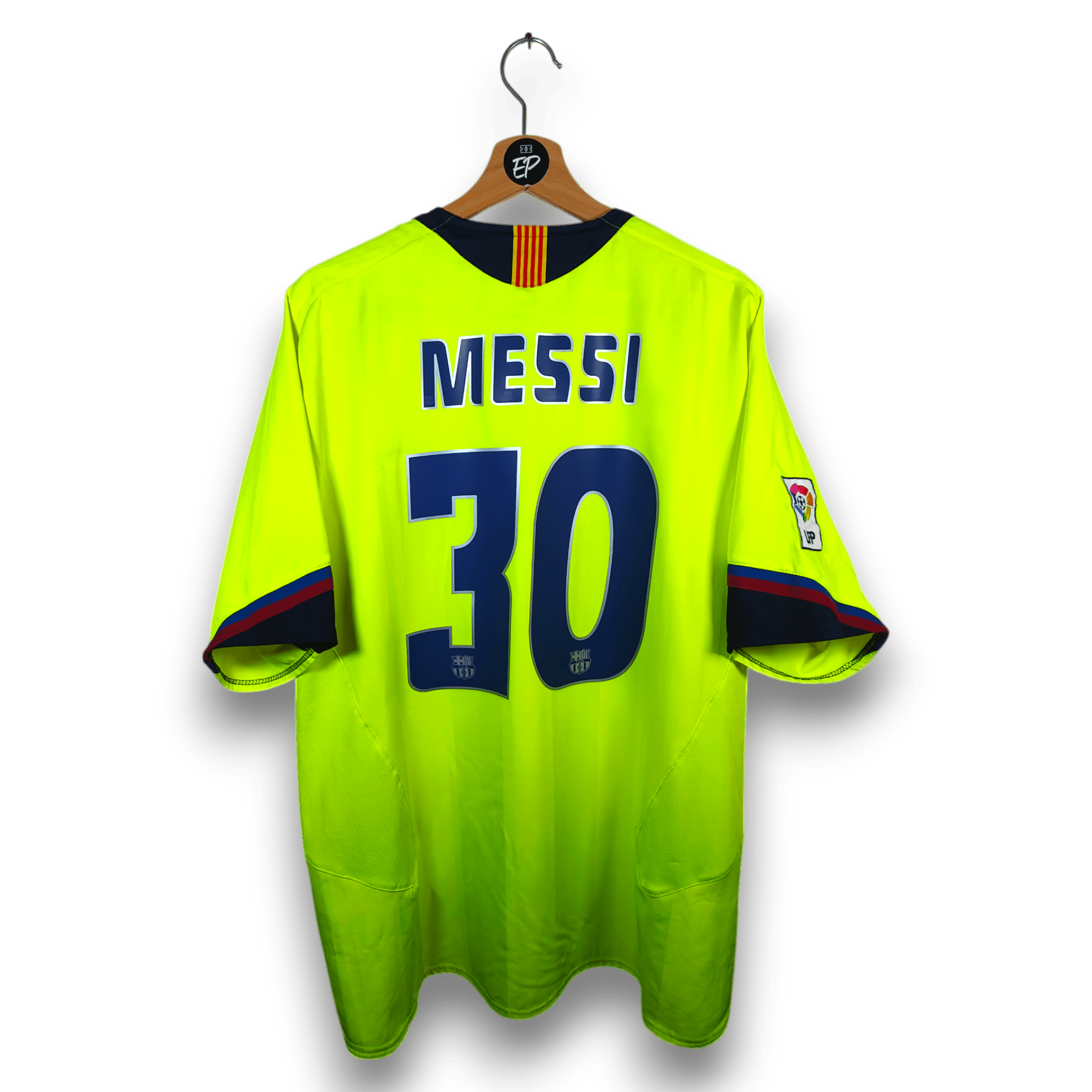 FCバルセロナ 2005-06 アウェイ Messi 正規品 2005-06 FC Barcelona away jersey (#30 MESSI) - XL • RB - Classic