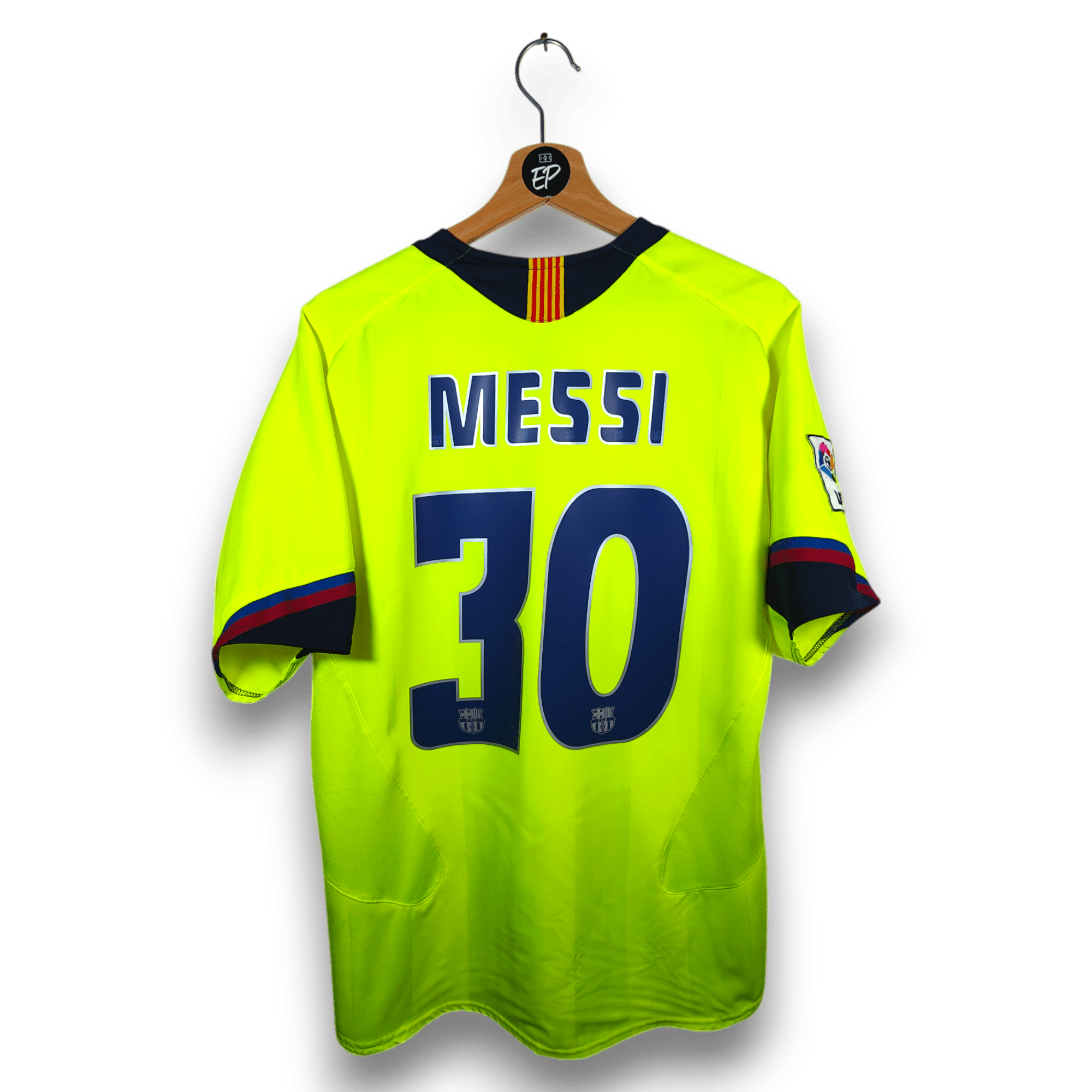 2005 - 06 FC Barcelona Away Shirt Messi 30 - 9.5/10 - (M) - Eternal Pitch