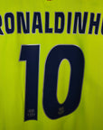 2005 - 06 FC Barcelona Away Shirt Ronaldinho 10 - 8.5/10 - (XL) - Eternal Pitch