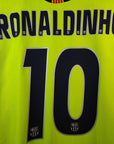 2005 - 06 FC Barcelona Away Shirt Ronaldinho 10 - 8.5/10 - (XL) - Eternal Pitch