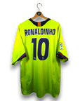 2005 - 06 FC Barcelona Away Shirt Ronaldinho 10 - 8.5/10 - (XL) - Eternal Pitch
