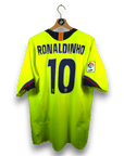 2005 - 06 FC Barcelona Away Shirt Ronaldinho 10 - 9/10 - (L) - Eternal Pitch
