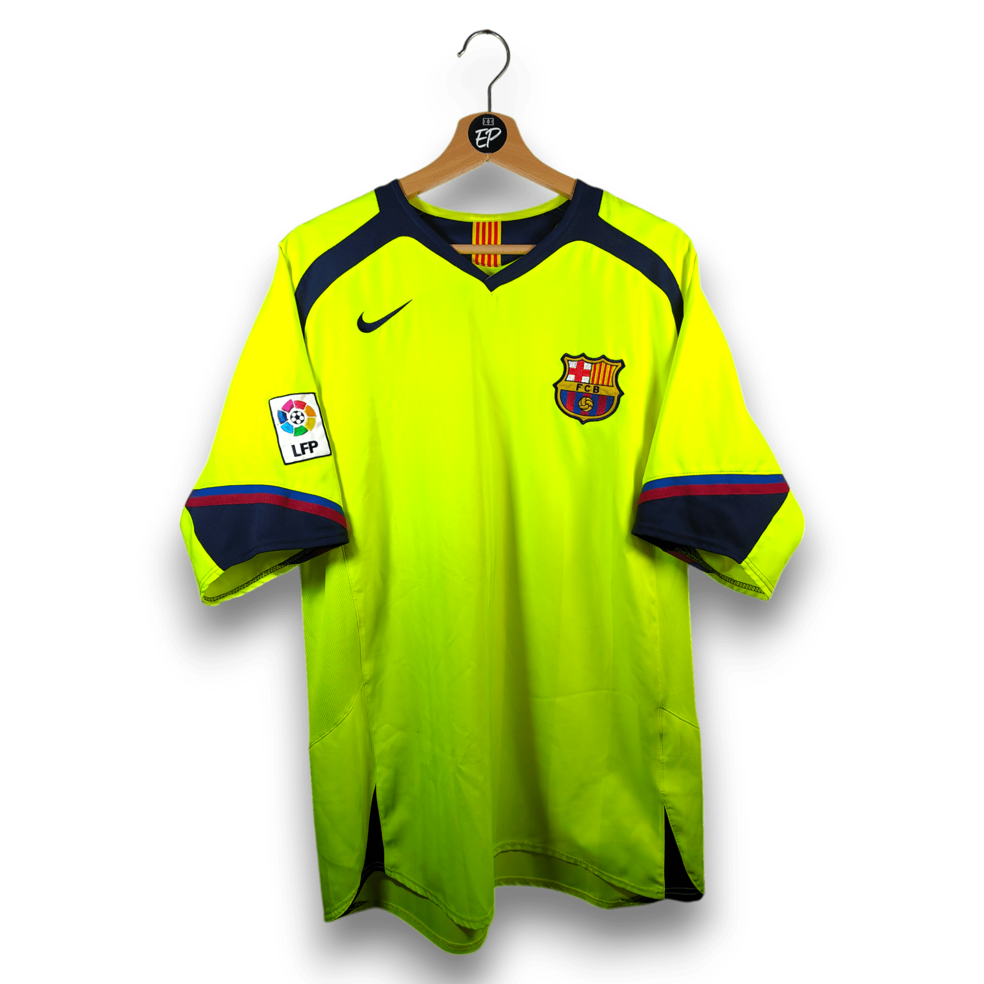 2005 - 06 FC Barcelona Away Shirt Ronaldinho 10 - 9/10 - (L) - Eternal Pitch